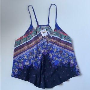 FREEPEOPLE Silk tank top